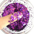 Amazon Vierzackiger Stern Glitter Pailletten Sternform Kristallschlamm Slime Glitter Flakes